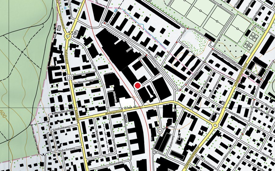 Carte indiquant l’emplacement de Gym7097 (Salle de fitness)
