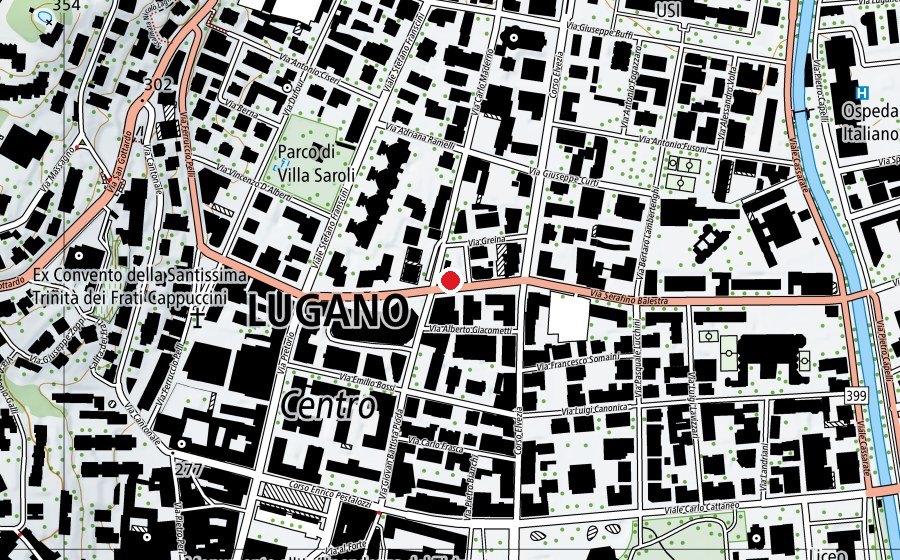 Map showing the location of Health Park (Fitness centre)