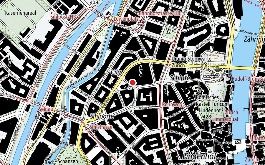 Map showing the location of Holmes Place (Fitness centre)