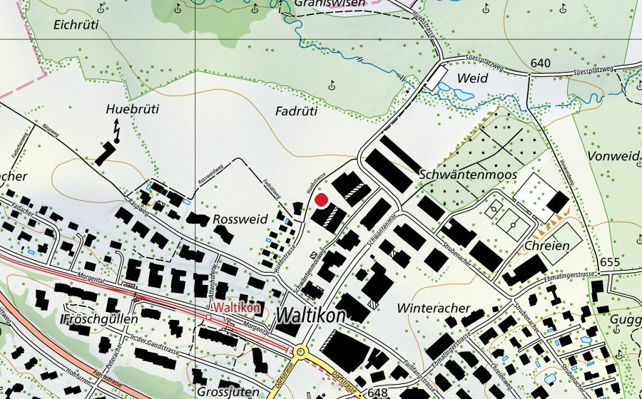 Map showing the location of Indivico (Fitness centre)
