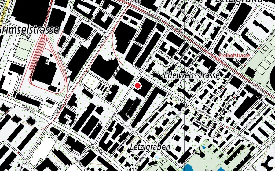 Map showing the location of Inspired Movement (Fitness centre)