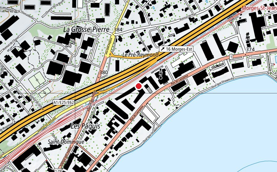 Mappa con la posizione di Iron body fit (Centro fitness)