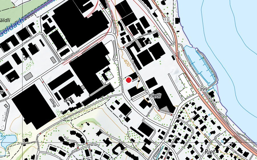 Map showing the location of Jump Fitnesscenter (Fitness centre)