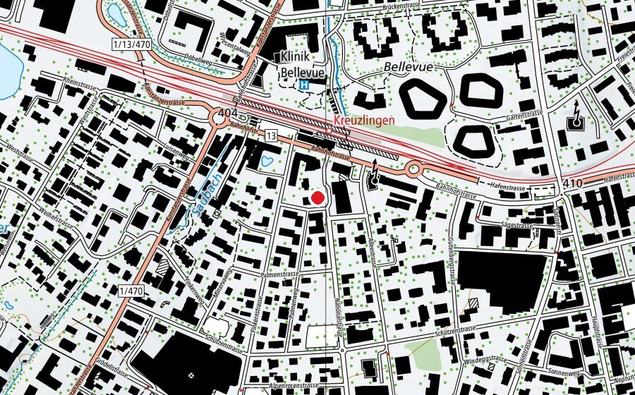 Carte indiquant l’emplacement de Kieser Training (Salle de fitness)