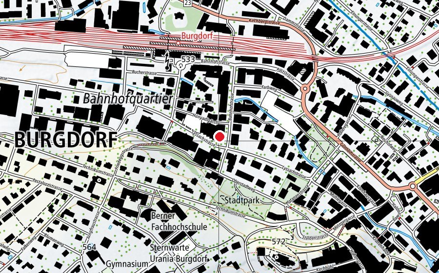 Map showing the location of Lady Fitness (Fitness centre)