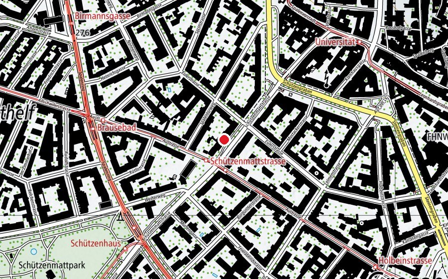 Carte indiquant l’emplacement de Lela Yoga (Salle de fitness)
