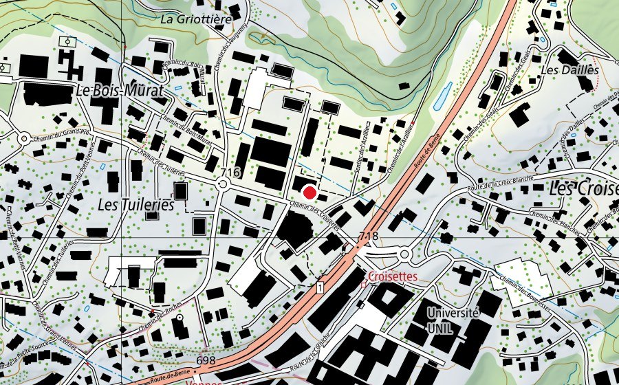 Map showing the location of Let's go (Fitness centre)