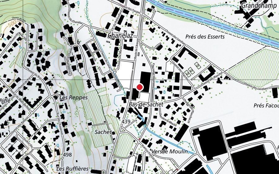 Map showing the location of Let's Go Fitness (Fitness centre)