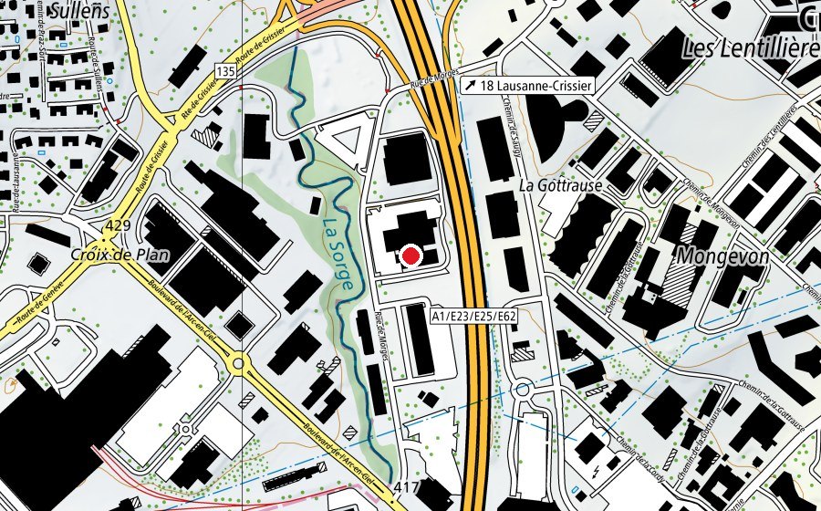 Map showing the location of Let's Go Fitness (Fitness centre)