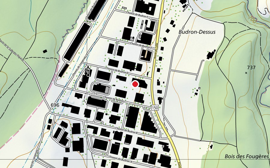 Map showing the location of Let's Go Fitness (Fitness centre)