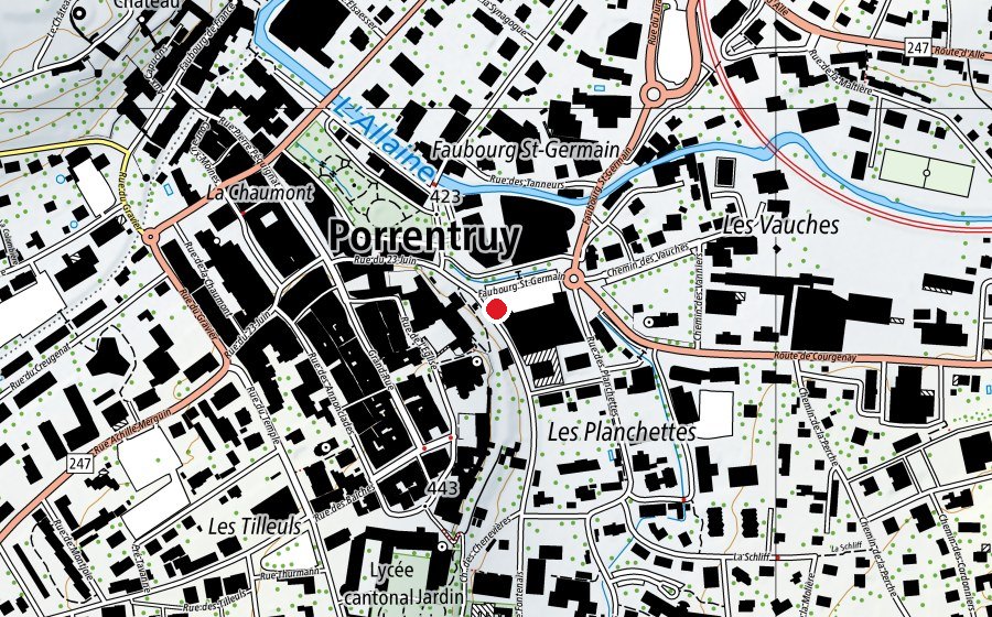 Map showing the location of Let's Go Fitness (Fitness centre)
