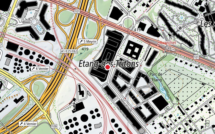 Mappa con la posizione di Let’s Go Fitness (Centro fitness)