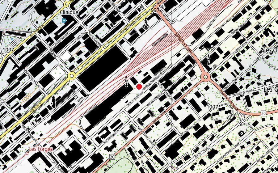 Carte indiquant l’emplacement de Manawa (Salle de fitness)