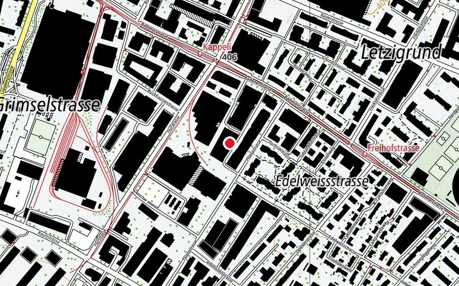 Mappa con la posizione di Momentum Health Club (Centro fitness)