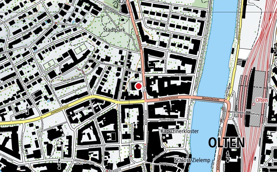 Map showing the location of MOVE Gym (Fitness centre)