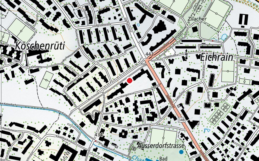 Map showing the location of Move Pilates (Fitness centre)