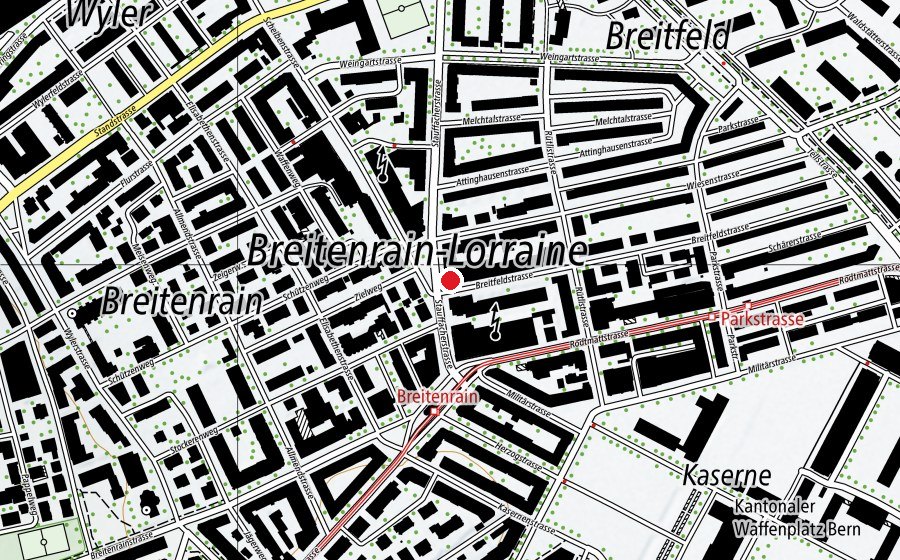 Carte indiquant l’emplacement de Mrs. Sporty (Salle de fitness)