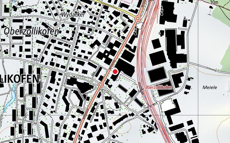 Carte indiquant l’emplacement de Mrs. Sporty (Salle de fitness)