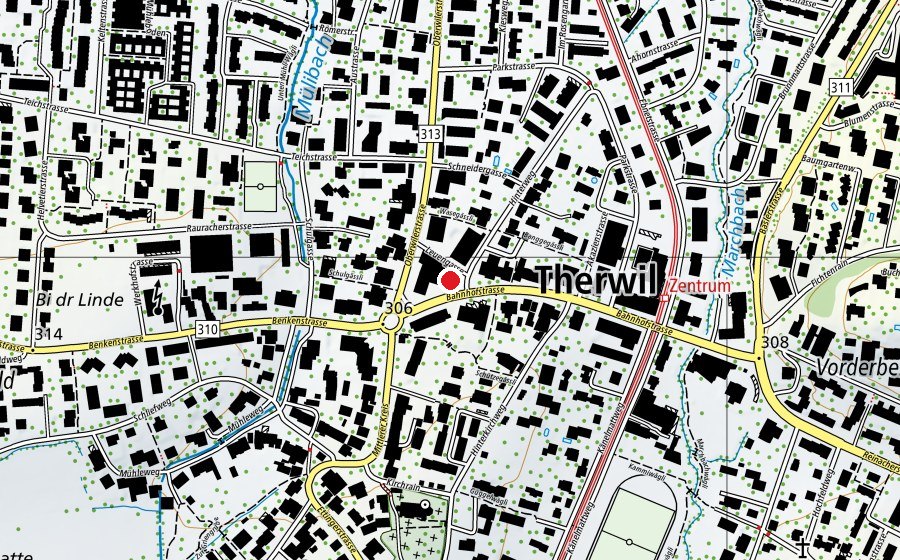 Mappa con la posizione di MyFit (Centro fitness)