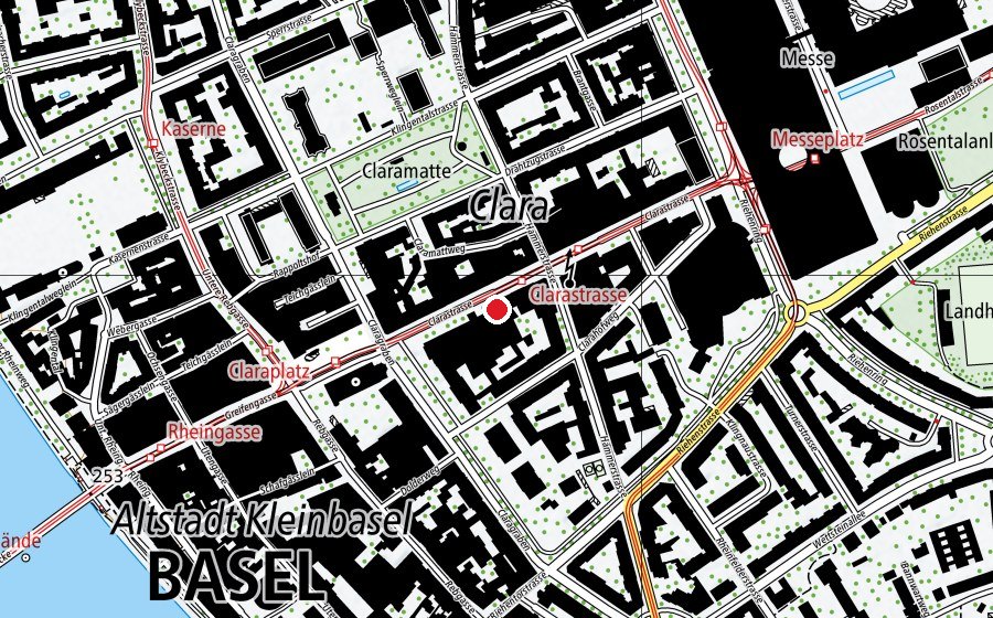 Mappa con la posizione di non stop gym (Centro fitness)