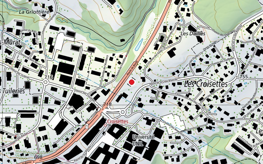 Map showing the location of NonStop Gym (Fitness centre)