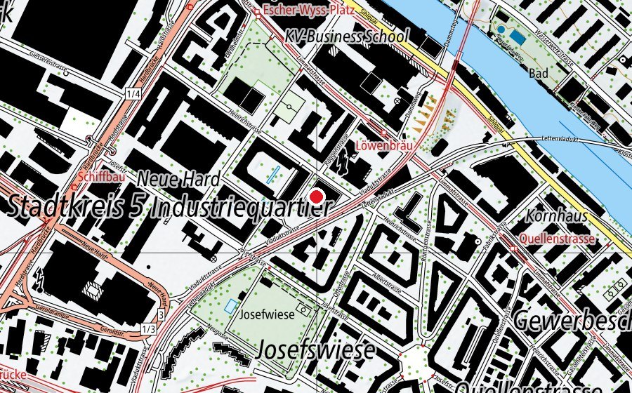 Map showing the location of NonStop Gym (Fitness centre)