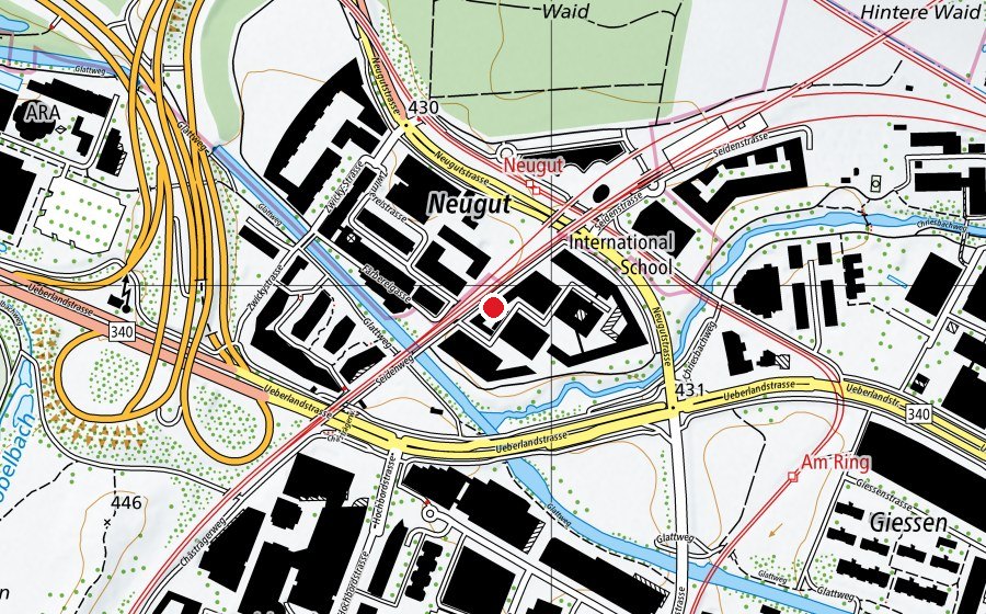 Carte indiquant l’emplacement de Paloma-Paoletto Training (Salle de fitness)
