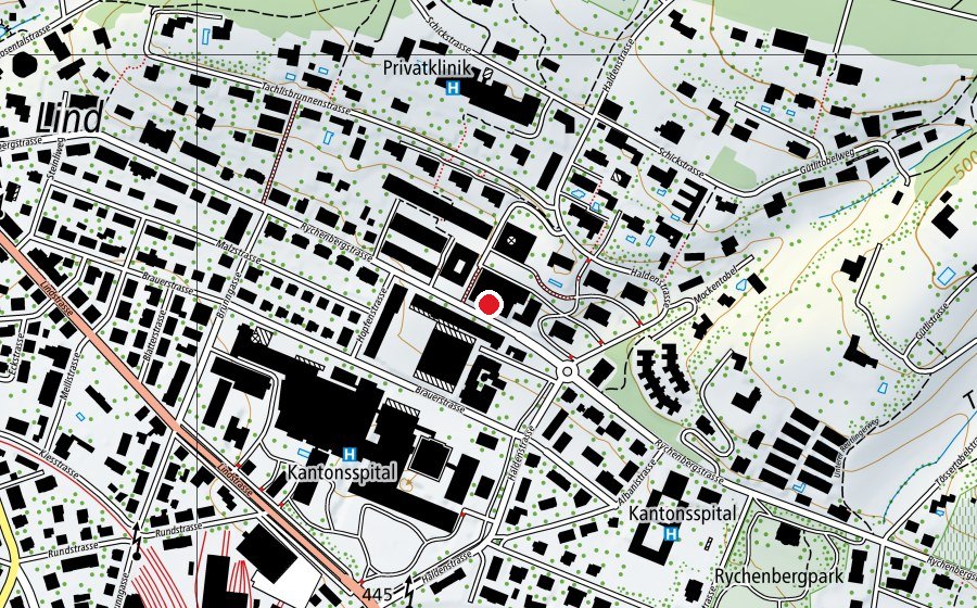 Carte indiquant l’emplacement de Perfect Forms Studio (Salle de fitness)