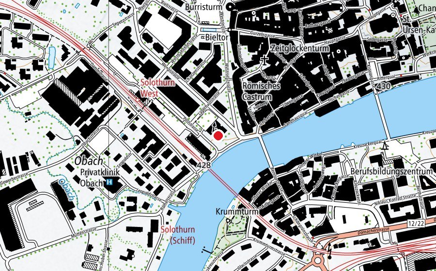 Map showing the location of Physio Koch (Fitness centre)