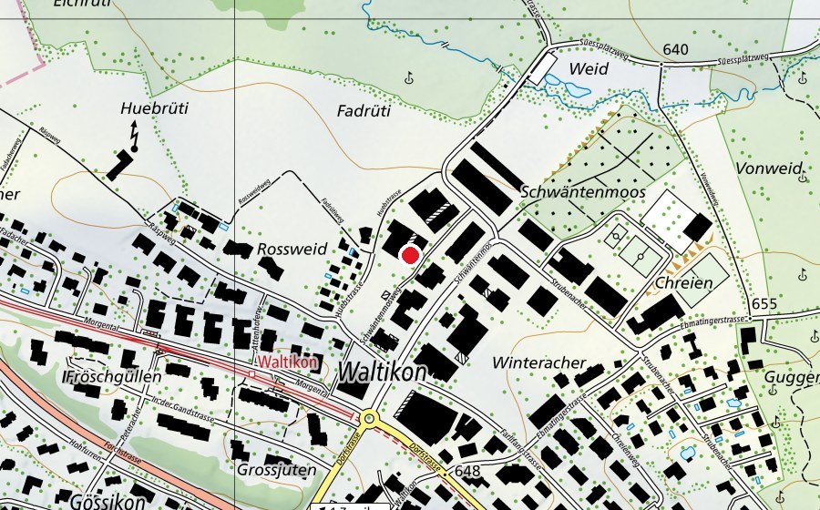 Carte indiquant l’emplacement de Physioline (Salle de fitness)