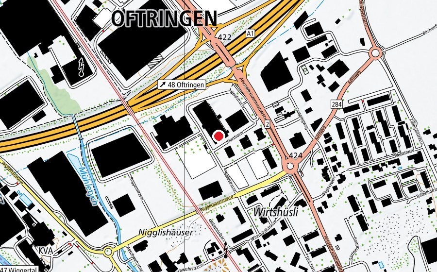 Map showing the location of Pure Gym (Fitness centre)