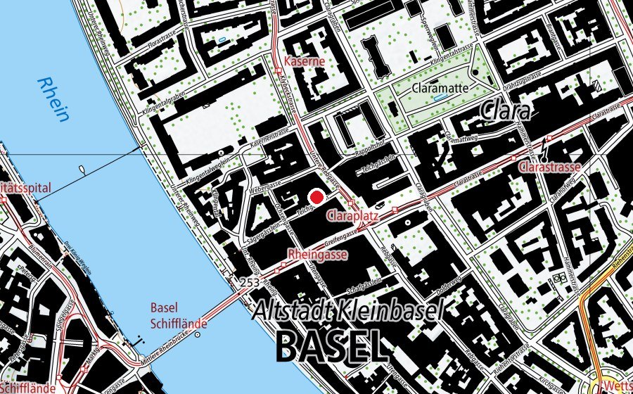 Carte indiquant l’emplacement de PureGym (Salle de fitness)