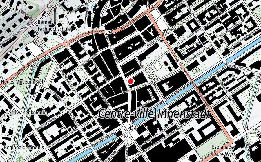 Map showing the location of PureGym (Fitness centre)