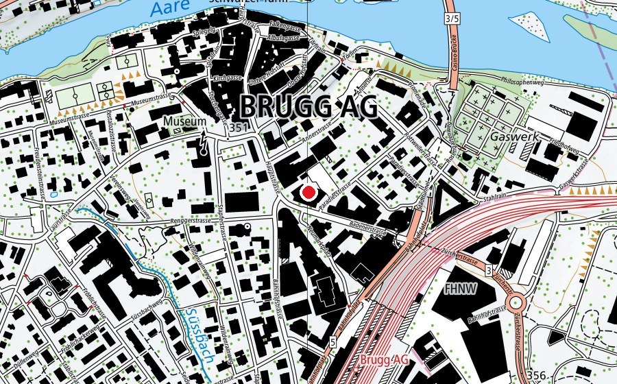 Mappa con la posizione di PureGym (Centro fitness)