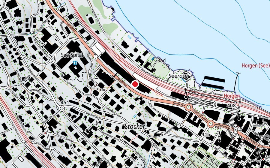 Mappa con la posizione di PureGym (Centro fitness)