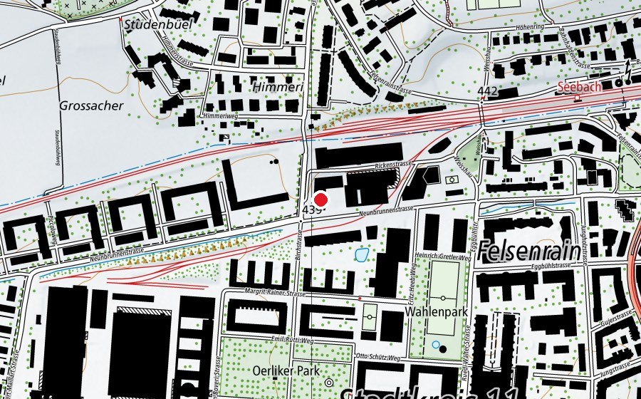 Carte indiquant l’emplacement de PureGym (Salle de fitness)