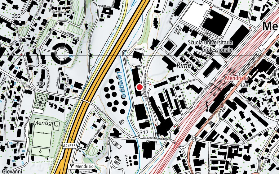 Mappa con la posizione di Quality Centro Fitness (Centro fitness)