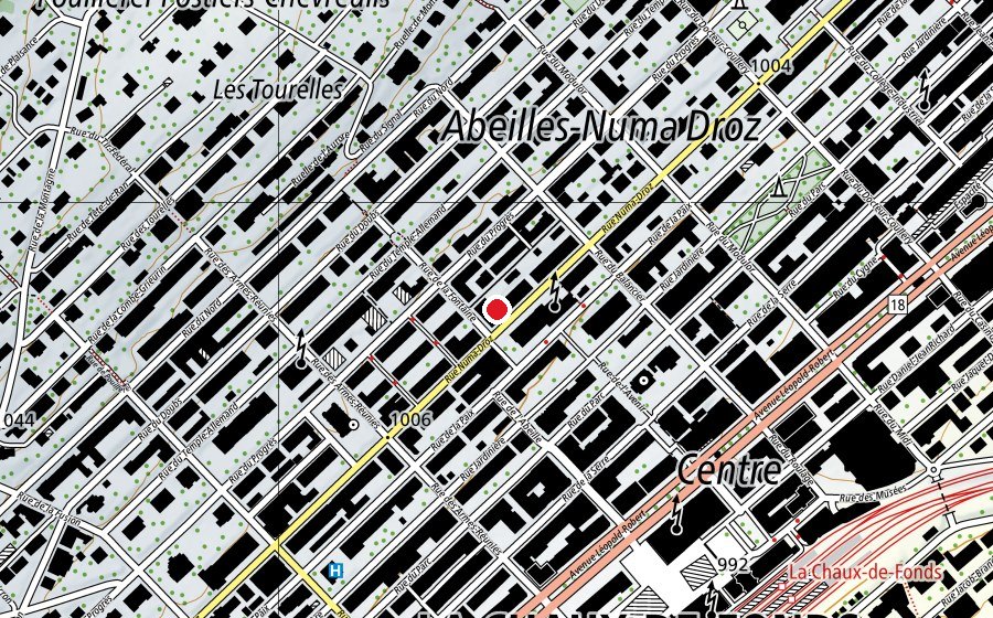 Map showing the location of Raja Yoga (Fitness centre)