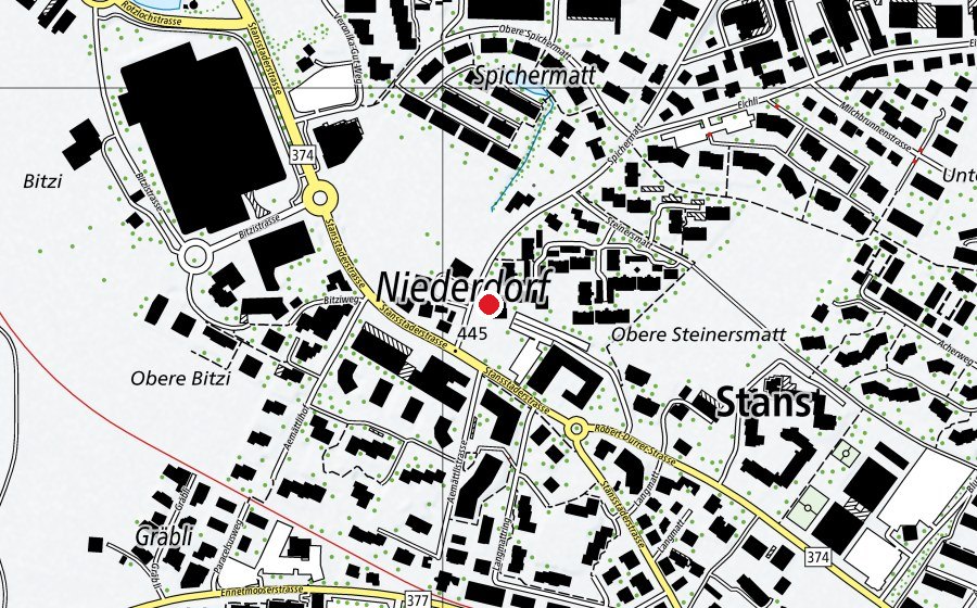 Carte indiquant l’emplacement de Raum der Welten (Salle de fitness)