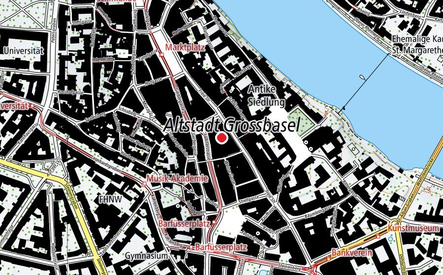 Mappa con la posizione di Raum für Mehr (Centro fitness)