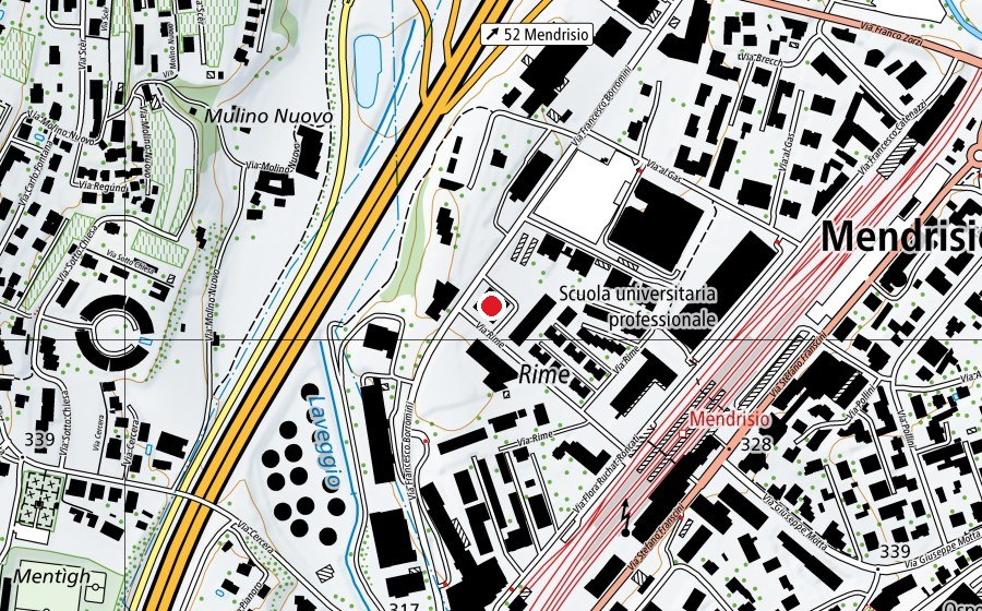 Map showing the location of RiseUp Fitnessclub (Fitness centre)