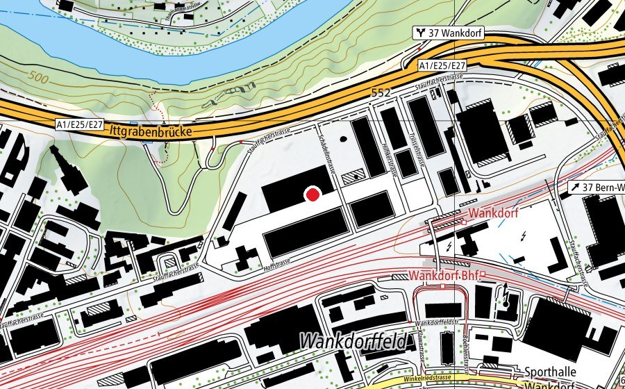 Map showing the location of savo (Fitness centre)