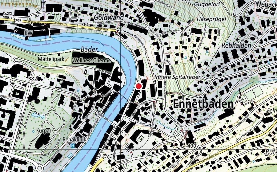 Map showing the location of semper fi body concept GmbH (Fitness centre)