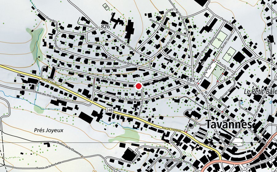 Map showing the location of SHIATSU Dominique Schild (Fitness centre)