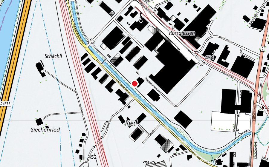 Map showing the location of Simon Briker Training (Fitness centre)