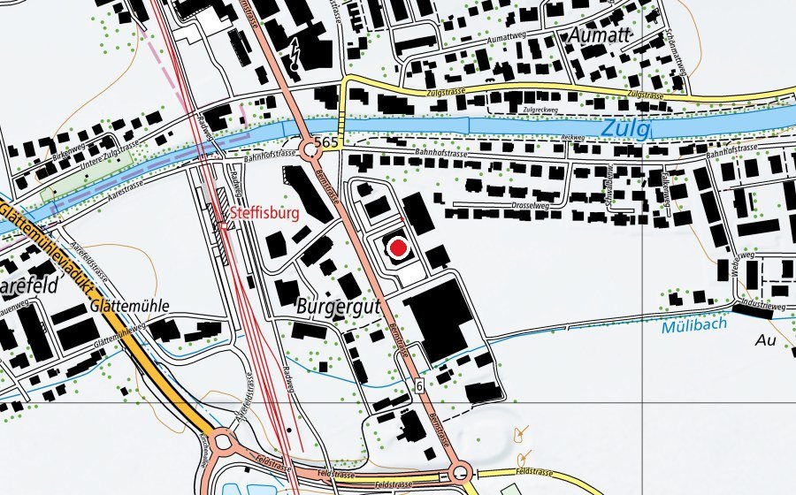 Mappa con la posizione di Sportiver Input (Centro fitness)
