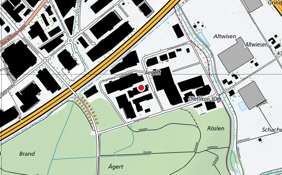 Map showing the location of Sqashfit (Fitness centre)