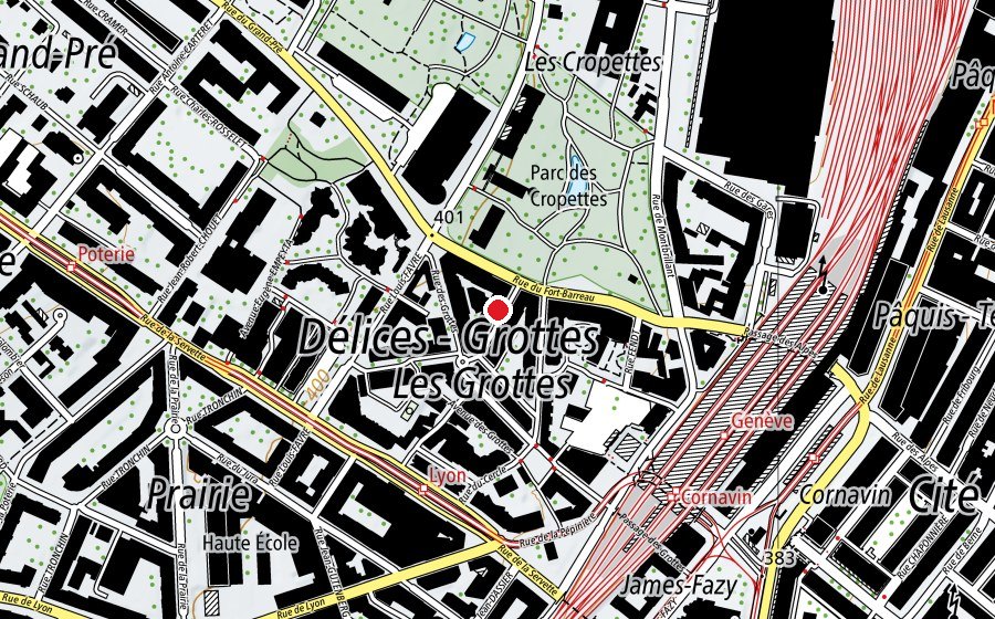 Mappa con la posizione di Swiss Fit (Centro fitness)