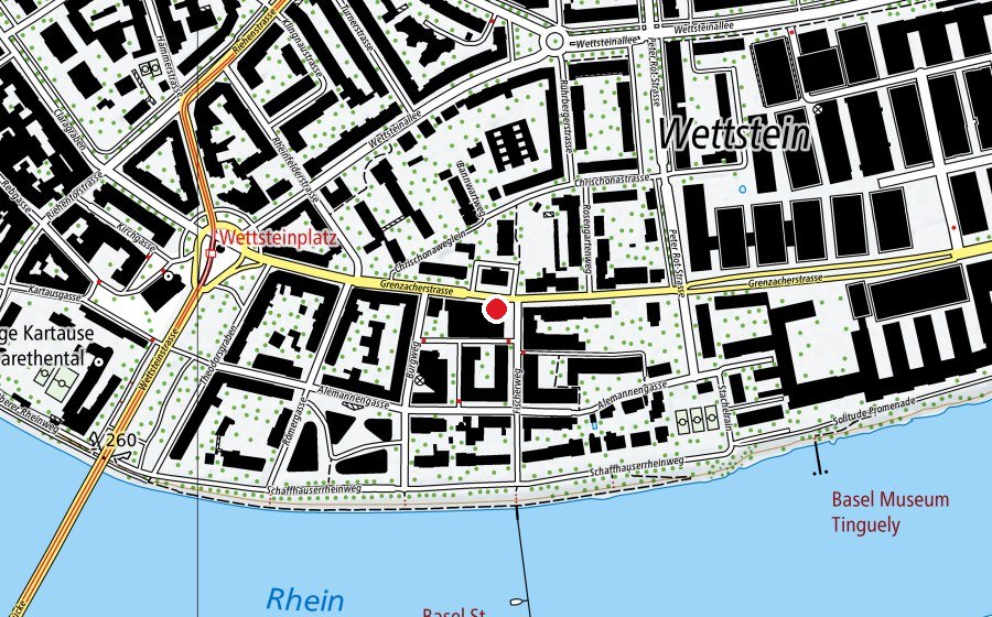 Mappa con la posizione di Symbiont Bionic (Centro fitness)