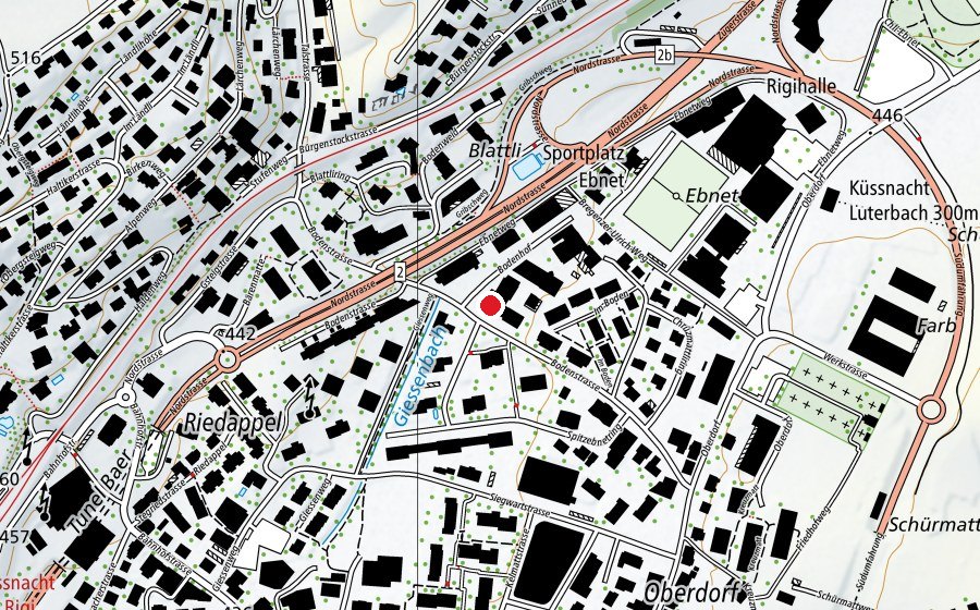 Mappa con la posizione di Time Out Training (Centro fitness)